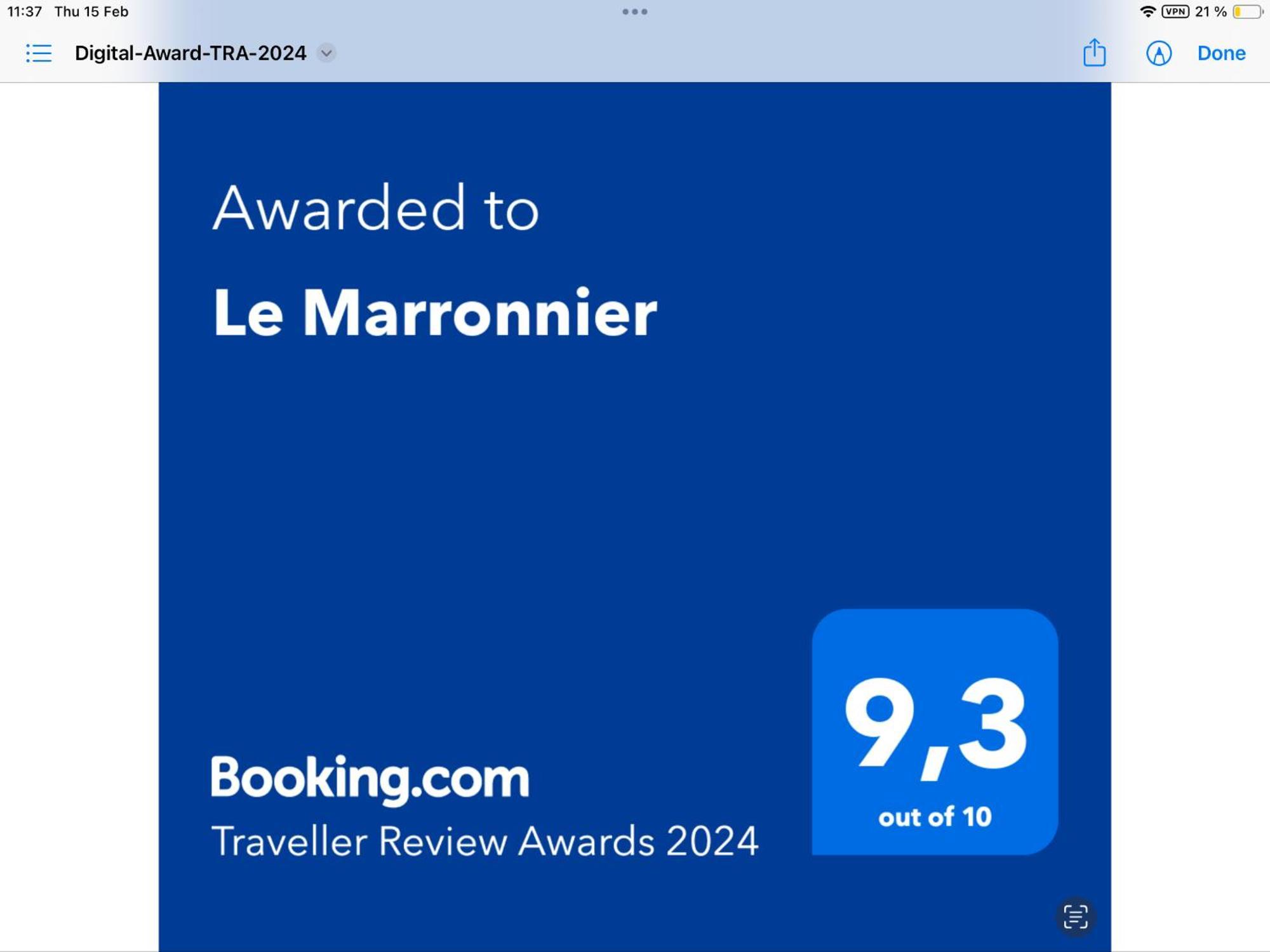 Le Marronnier Bed & Breakfast Saint-Genies-de-Fontedit Eksteriør bilde