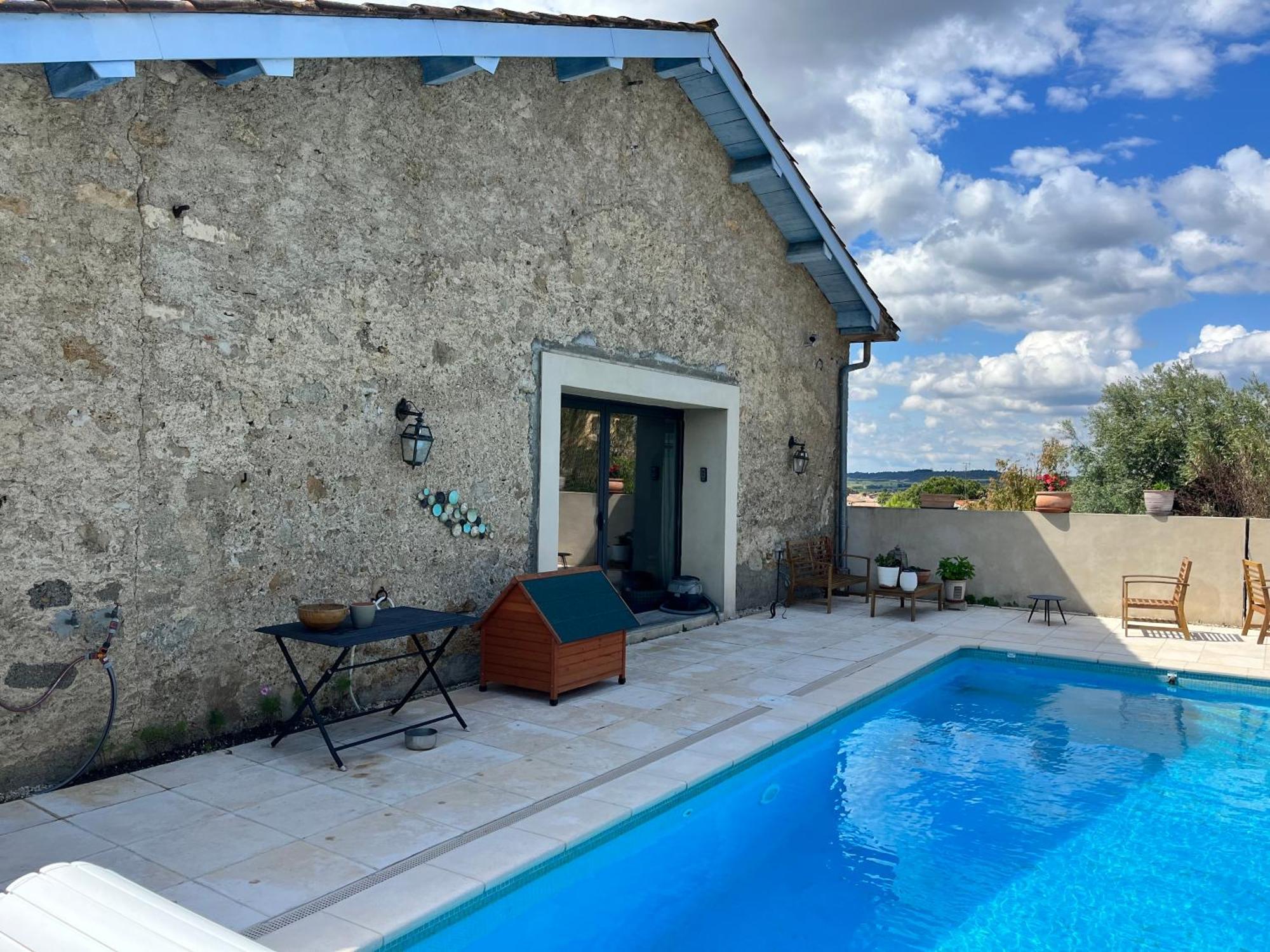 Le Marronnier Bed & Breakfast Saint-Genies-de-Fontedit Eksteriør bilde